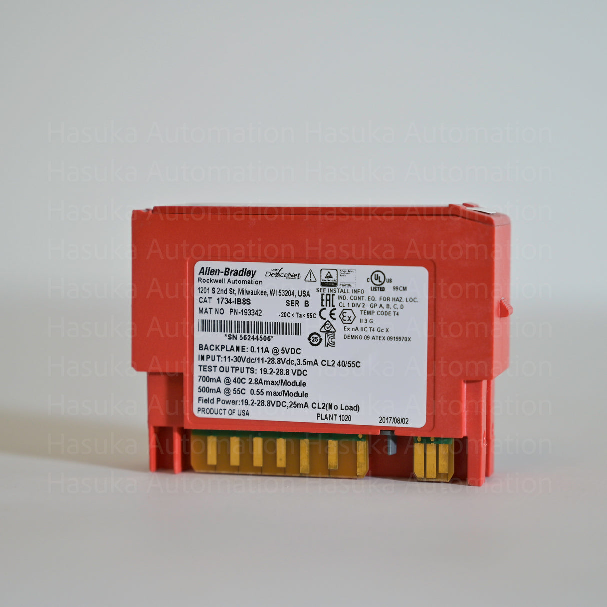 1734-IB8S Safety Input Module Allen-Bradley