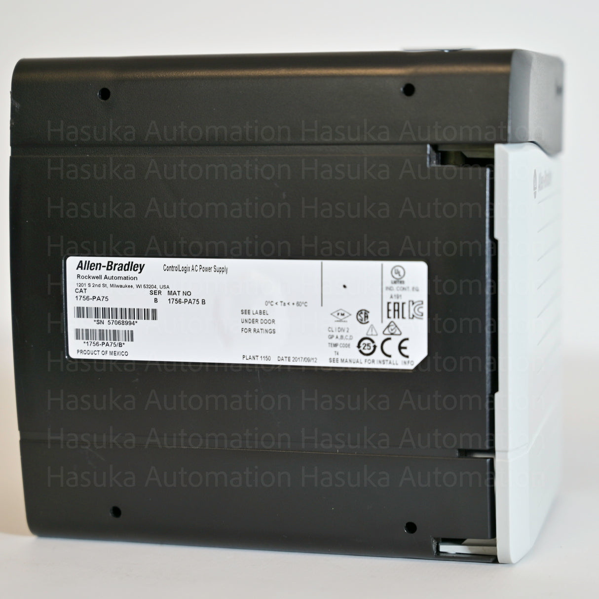 1756-PA75 Power Supply Module Allen-Bradley