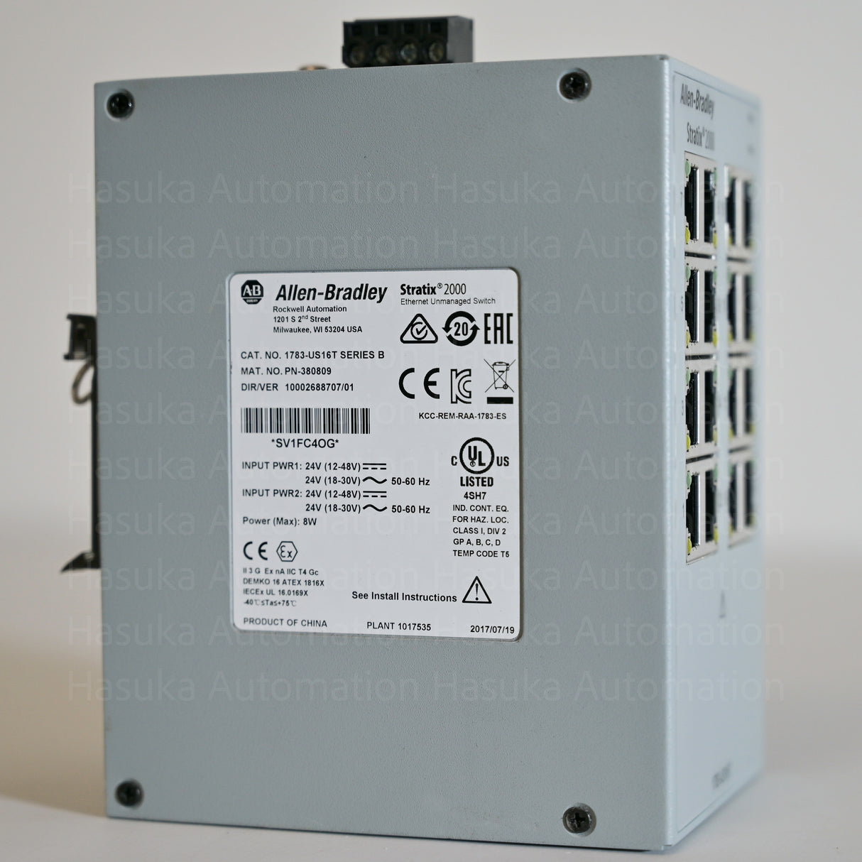 1783-US16T Unmanaged Switch Allen-Bradley