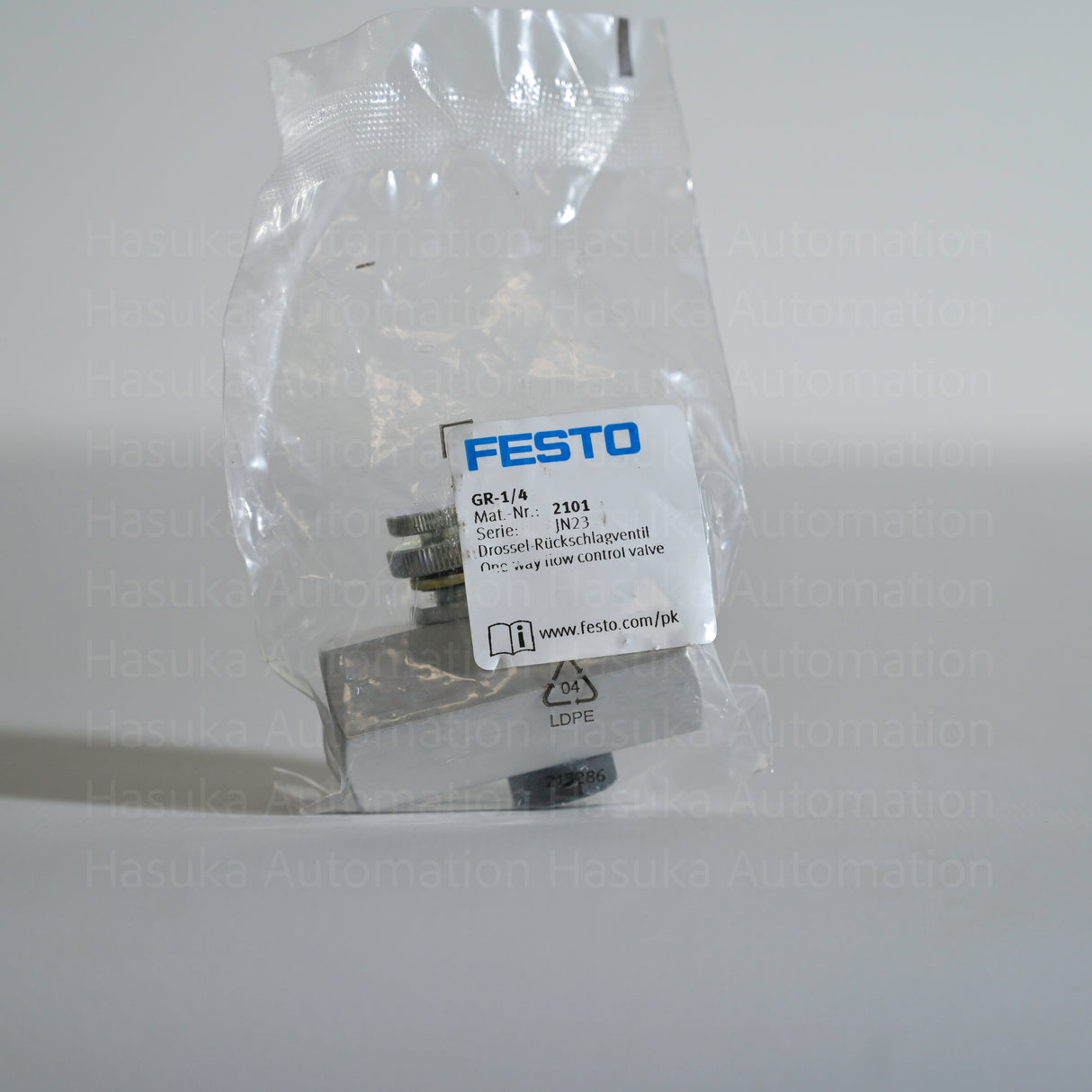 GR-1/4 2101 Flow Controller  Valve Festo