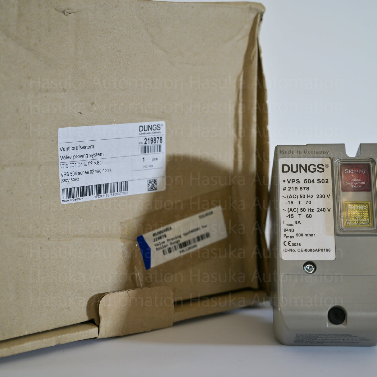 219878 VPS 504 S02 Valve Proving System Dungs