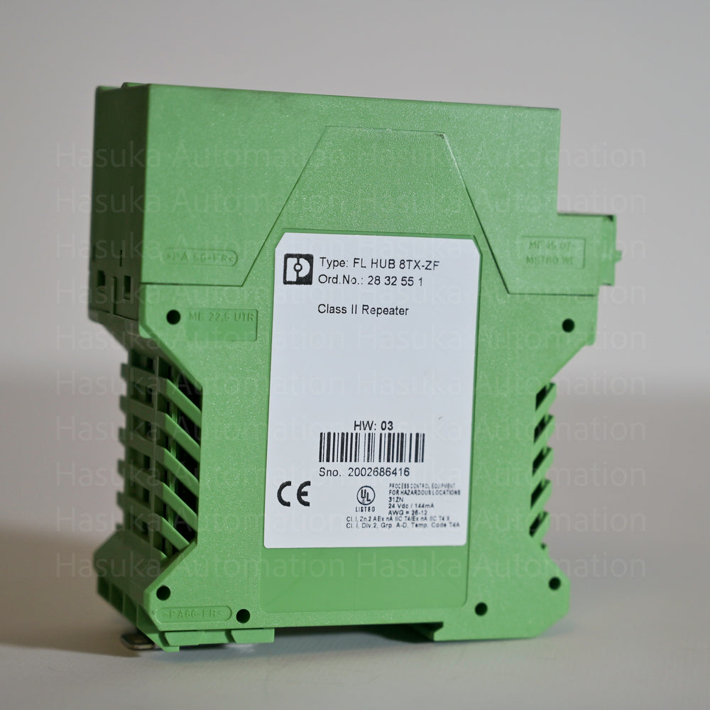 2832551 FL HUB 8TX-ZF Ethernet Hub Phoenix Contact