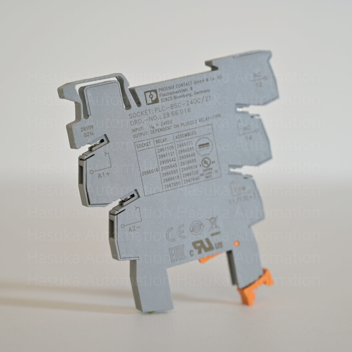 2966016 Relay Base Phoenix Contact