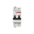The ABB 2CSR752140R1205 RCBO, a 2P, two-module device, safeguards single-phase circuits against overload, short circuits