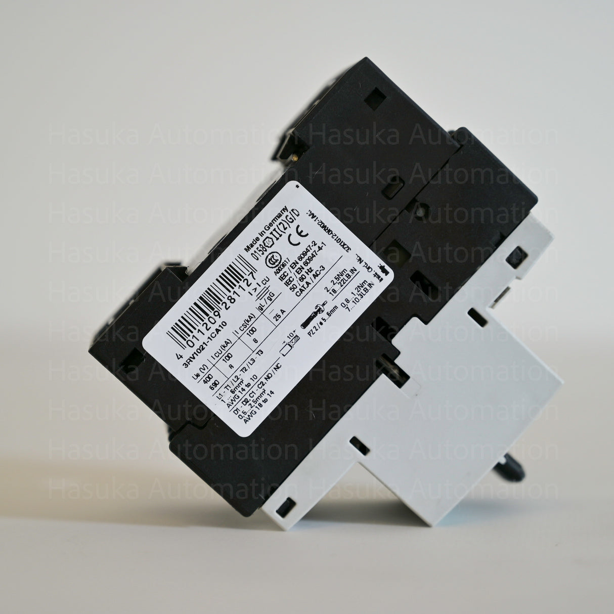 3RV1021-1CA10 Circuit Breaker Size S0 for Motor Protection Siemens
