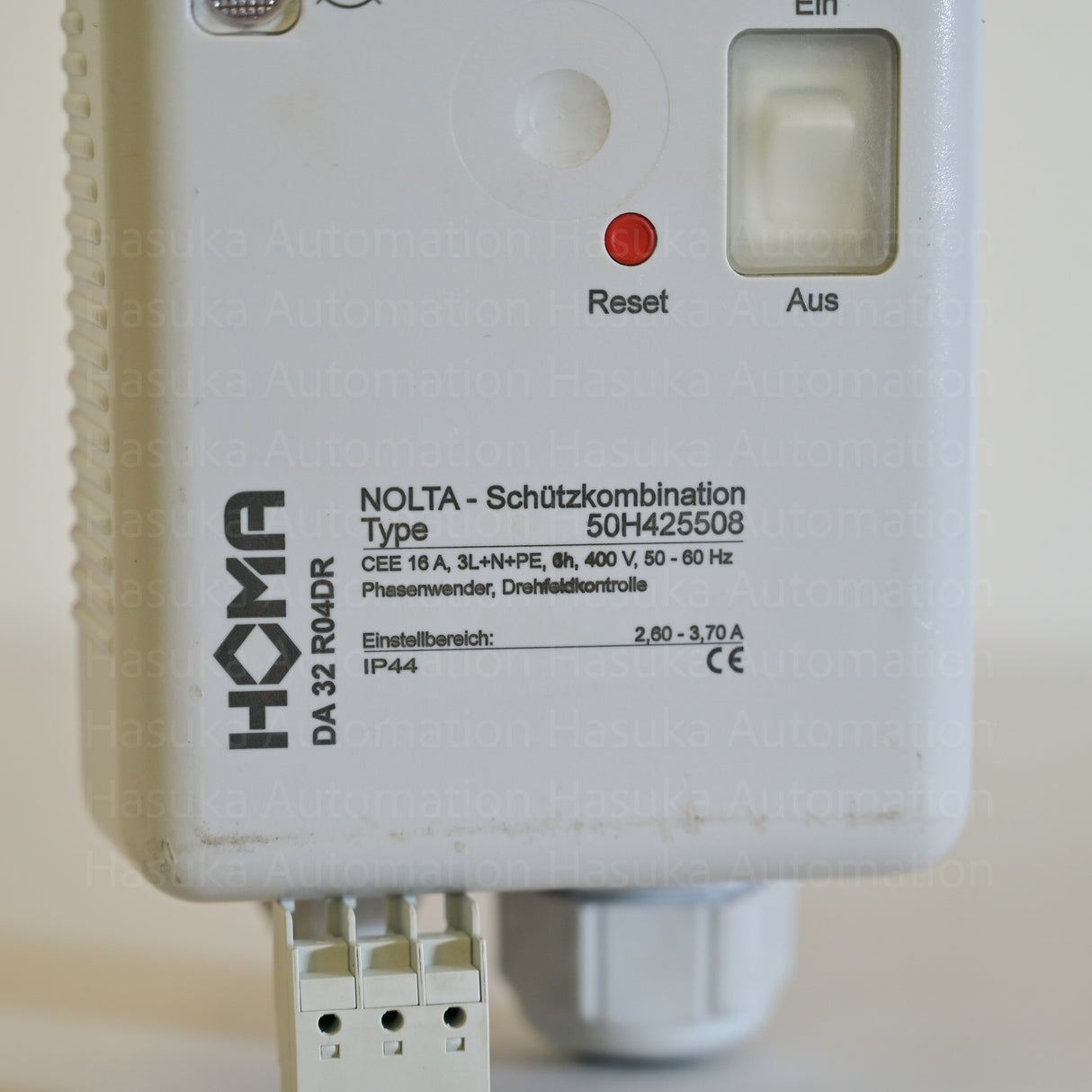 50H425508 Contactor Combination Motor Protection Relay Nolta