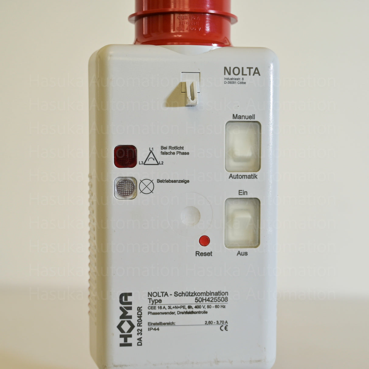50H425508 Contactor Combination Motor Protection Relay Nolta