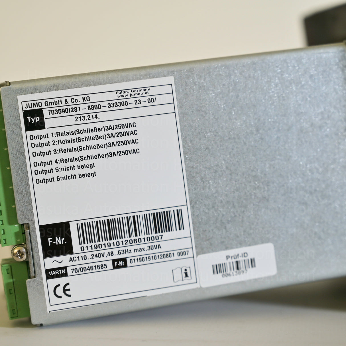 703590/281-8800-333300-23-00/ PID Temperature Controller Jumo