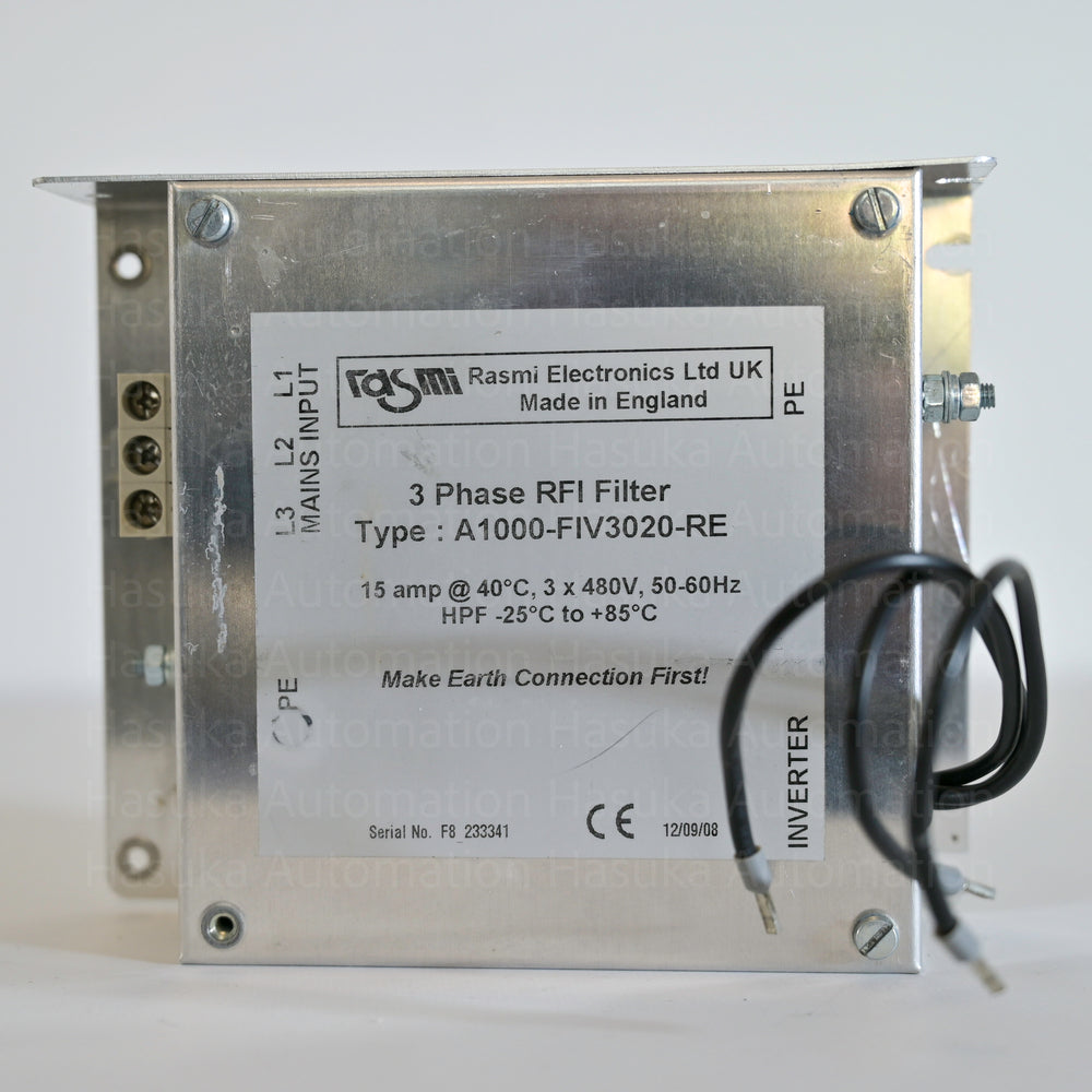 A1000-FIV3020-RE 3 Phase RFI Filter Rasmi
