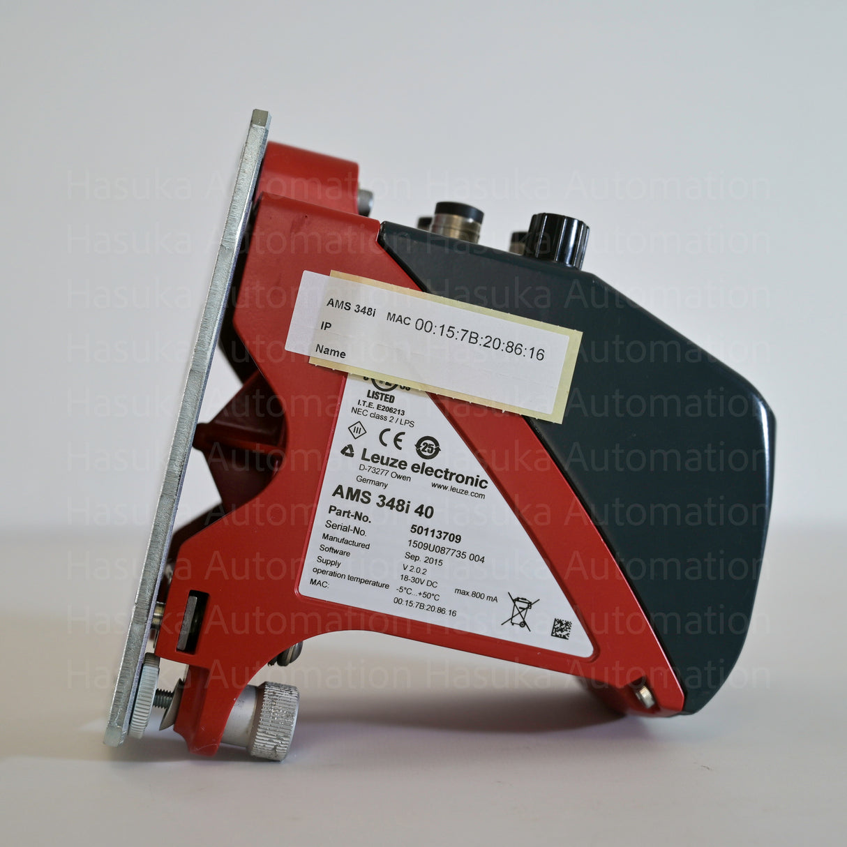 AMS 348i 40 | 50113709 Optical Distance Sensor Leuze electronic