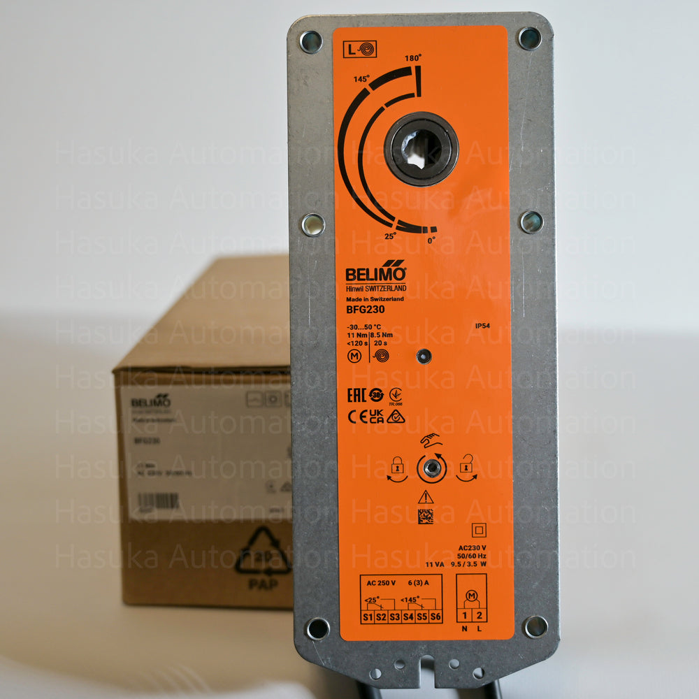 BFG230  Fire and Smoke Dampers Spring Return Actuator Belimo