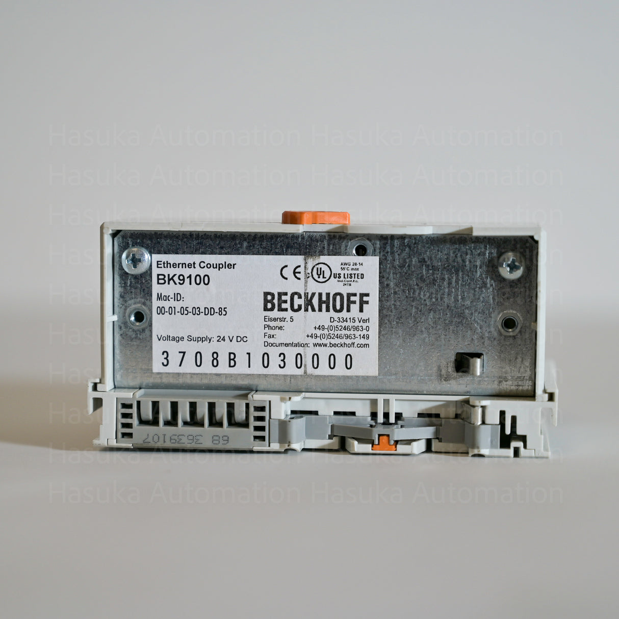 BK9100 Ethernet TCP/IP Bus Coupler Beckhoff