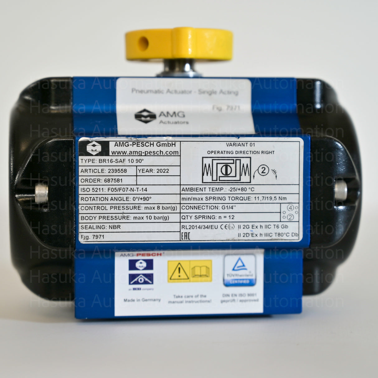 BR16-SAF 239558 Actuator AMG Pesch