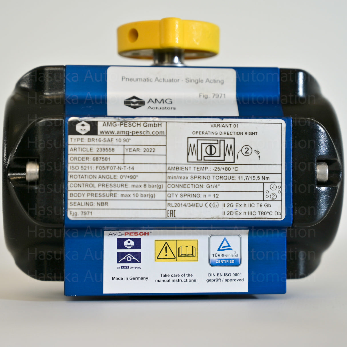BR16-SAF 239558 Actuator AMG Pesch