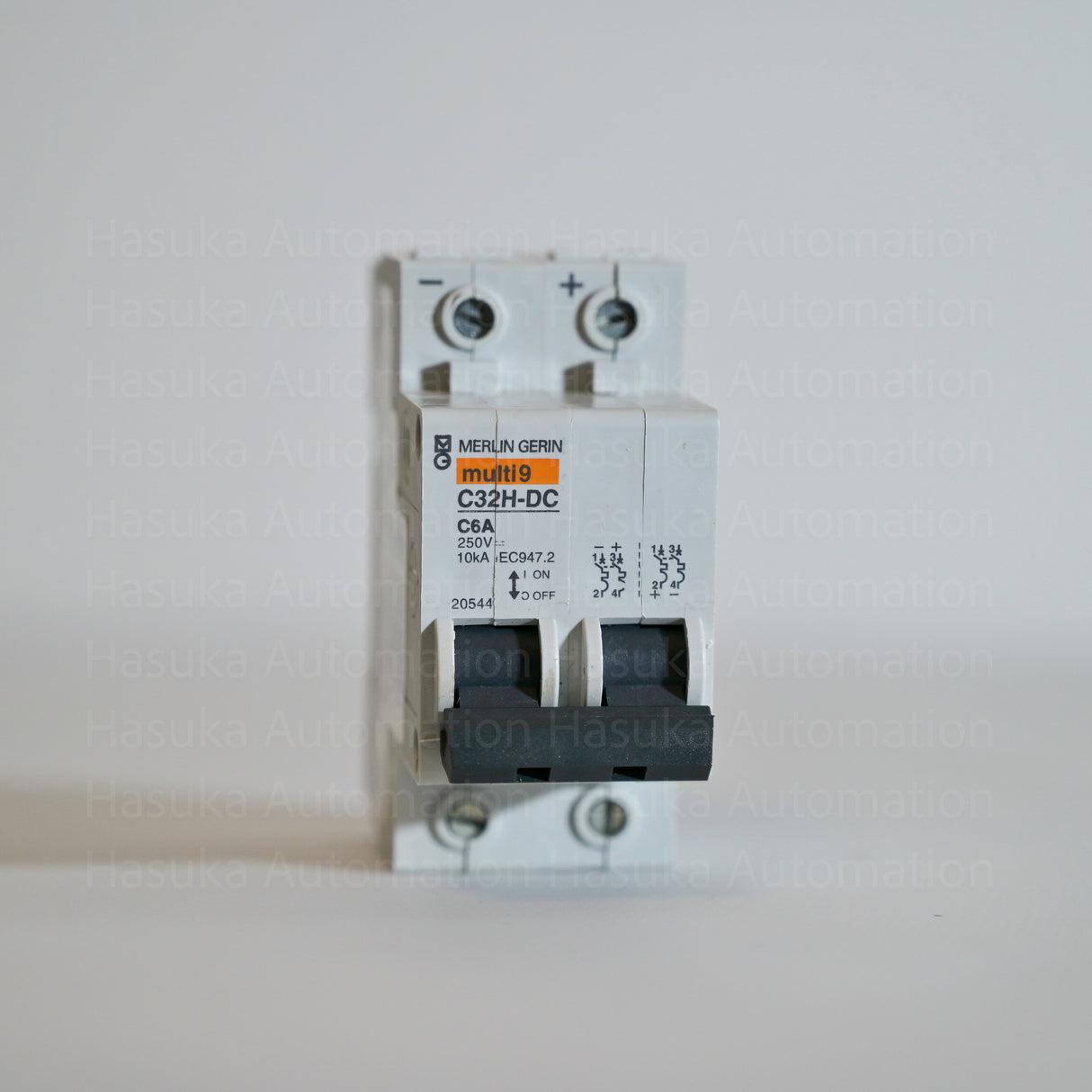 C32H-DC C6A 20544 2P Circuit Breaker Merlin Gerin