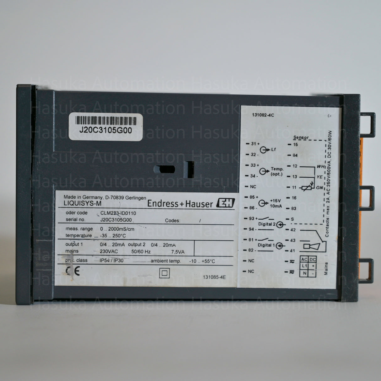 CLM223-ID0110 Conductivity Transmitter Endress+Hauser