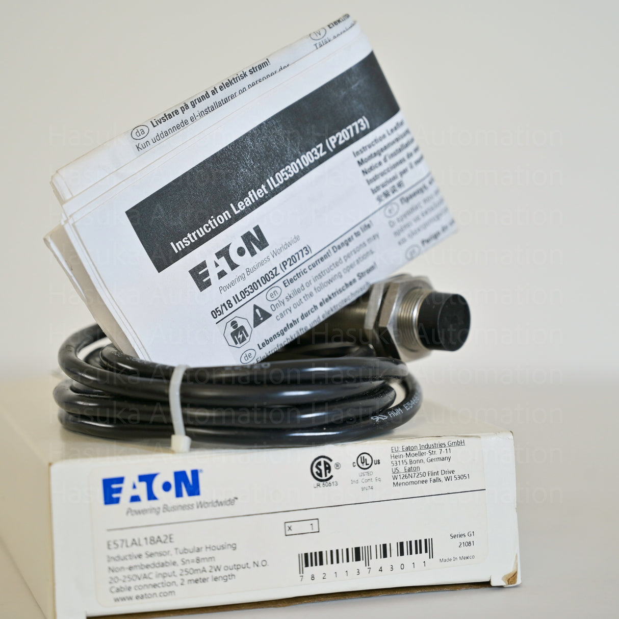 E57LAL18A2E 136008  Inductive Proximity Sensor Eaton