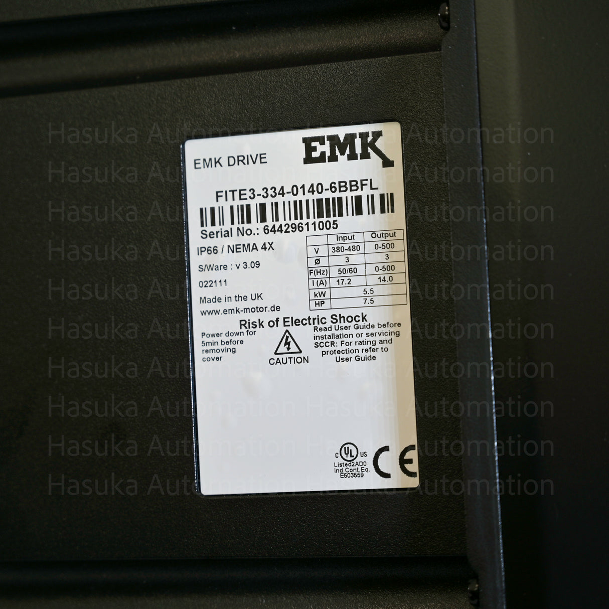 FITE3-334-0140-6BBFL Frequency Inverter EMK