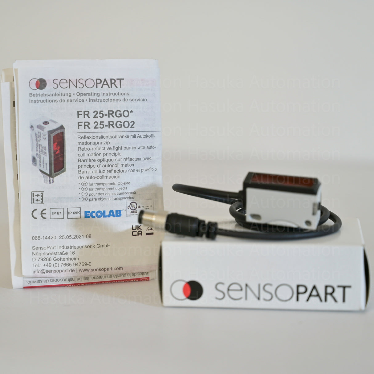 FR25-RGO-PS-KM4-X04 Reflective Photoelectric Sensor SensoPart | SEALPAC K-6-1997