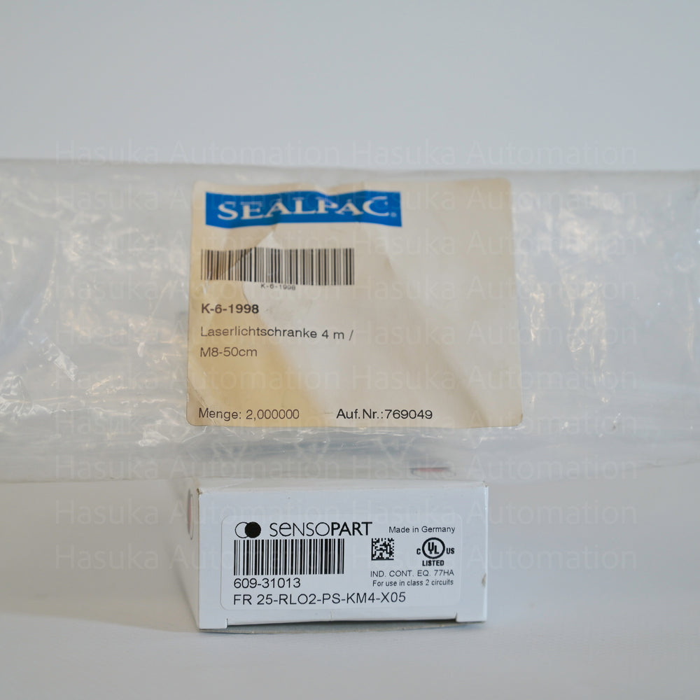 FR 25-RLO2-PS-KM4-X05 Photoelectric Laser Sensor SensoPart | SEALPAC K-6-1998