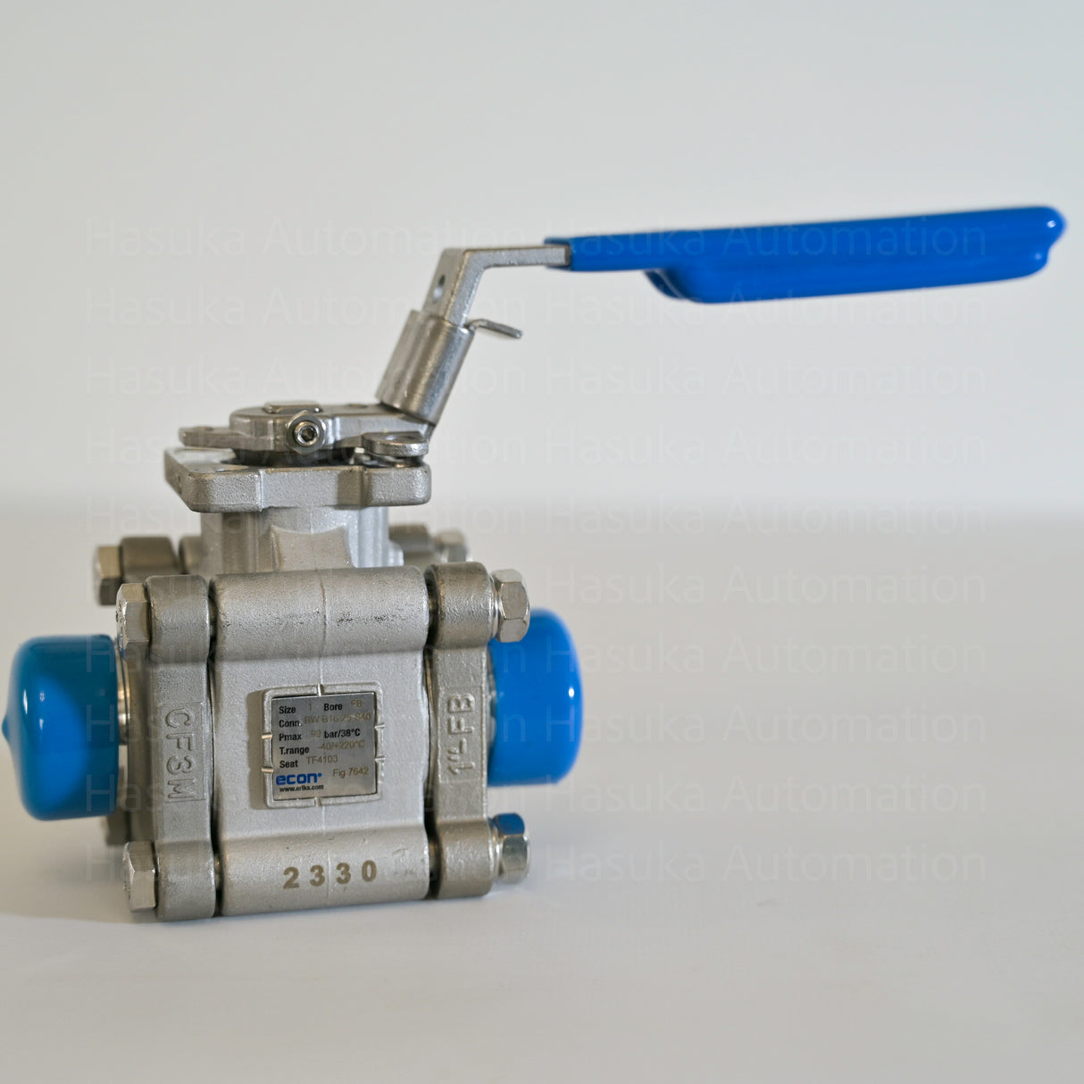 Fig. 7642 SS/TF 4103/FPM (FKM) B16.25 S40 33.4mmx3.4mm 1" (25) Ball Valve Econ