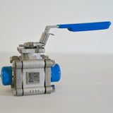 Fig. 7642 SS/TF 4103/FPM (FKM) B16.25 S40 33.4mmx3.4mm 1" (25) Ball Valve Econ