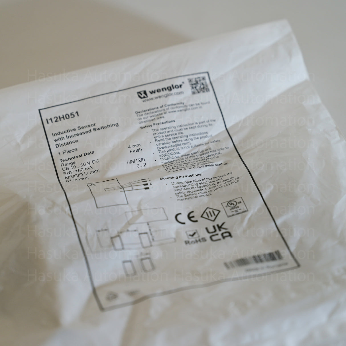 I12H051 Inductive Sensor Wenglor