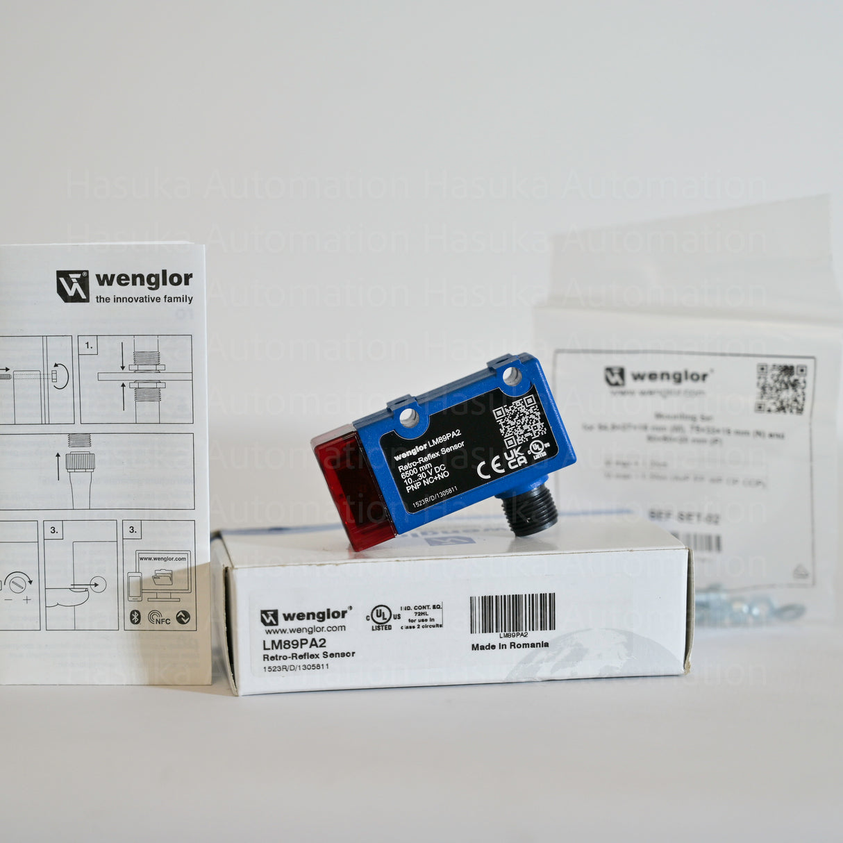 LM89PA2 Photoelectric Retro Reflective Sensor Wenglor