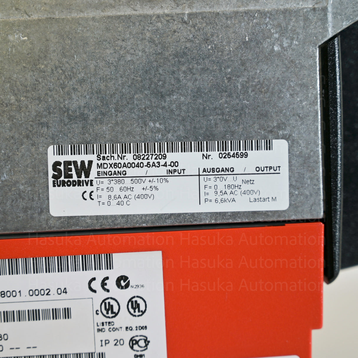 MCV41A0040-5A3-4-00 Movidrive Compact Vector Inverter Sew-Eurodrive