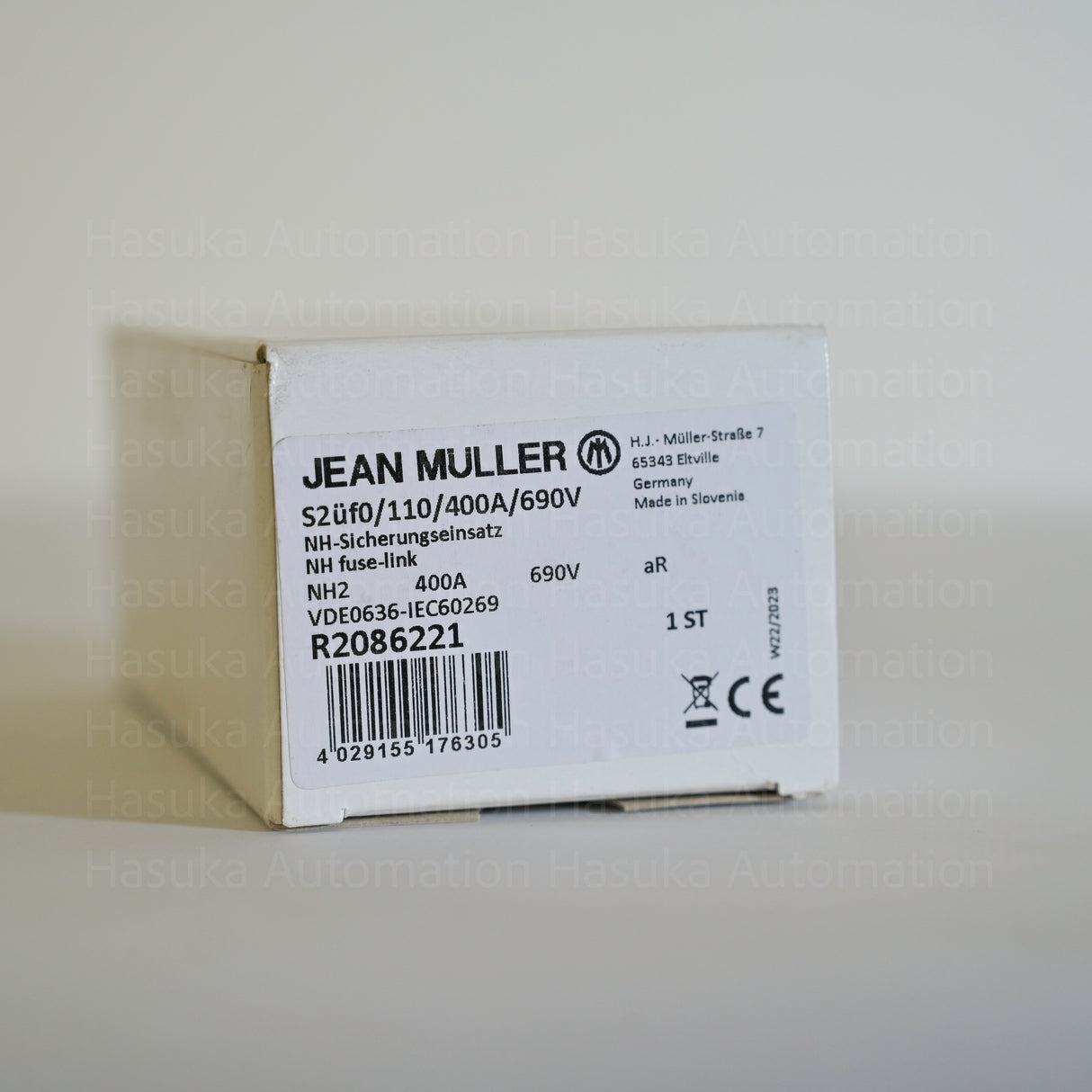 R2086221 NH2 High-Speed Fuse Link | S2üf0/110/400A/690V Jean Müller