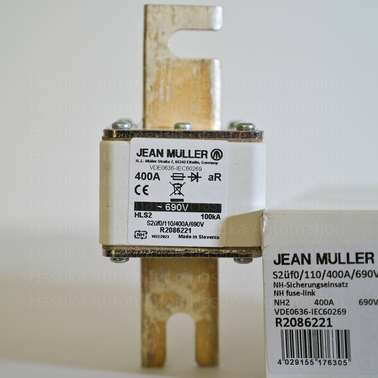 R2086221 NH2 High-Speed Fuse Link | S2üf0/110/400A/690V Jean Müller