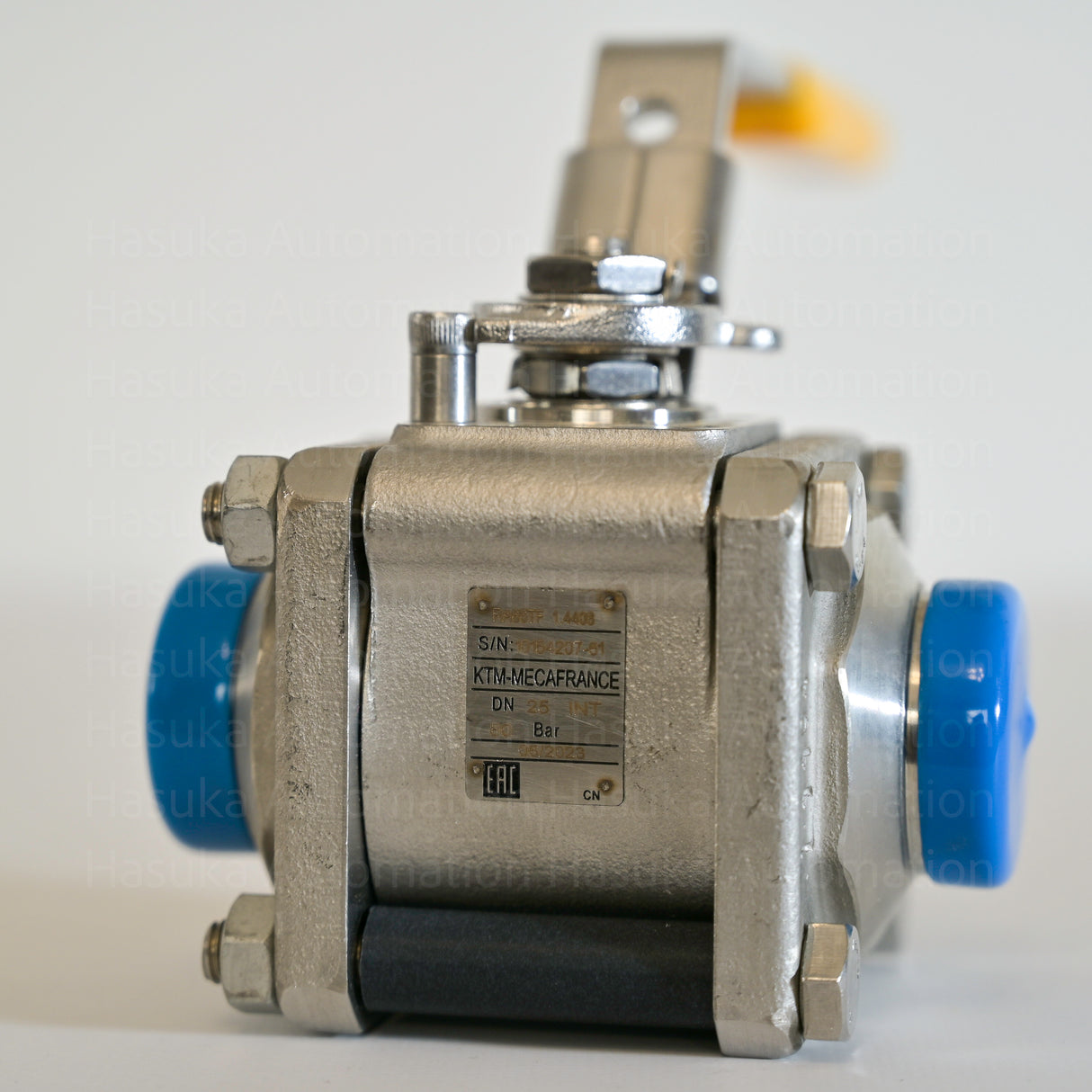 RA66TF 1.4408 DN 25 INT 80 Bar Ball Valve KTM Mecafrance