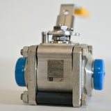 RA66TF 1.4408 DN 25 INT 80 Bar Ball Valve KTM Mecafrance