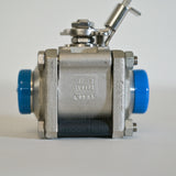 RA66TF 1.4408 DN 25 INT 80 Bar Ball Valve KTM Mecafrance
