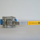 RA66TF 1.4408 DN 25 INT 80 Bar Ball Valve KTM Mecafrance