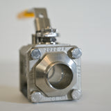 RA66TF 1.4408 DN 25 INT 80 Bar Ball Valve KTM Mecafrance