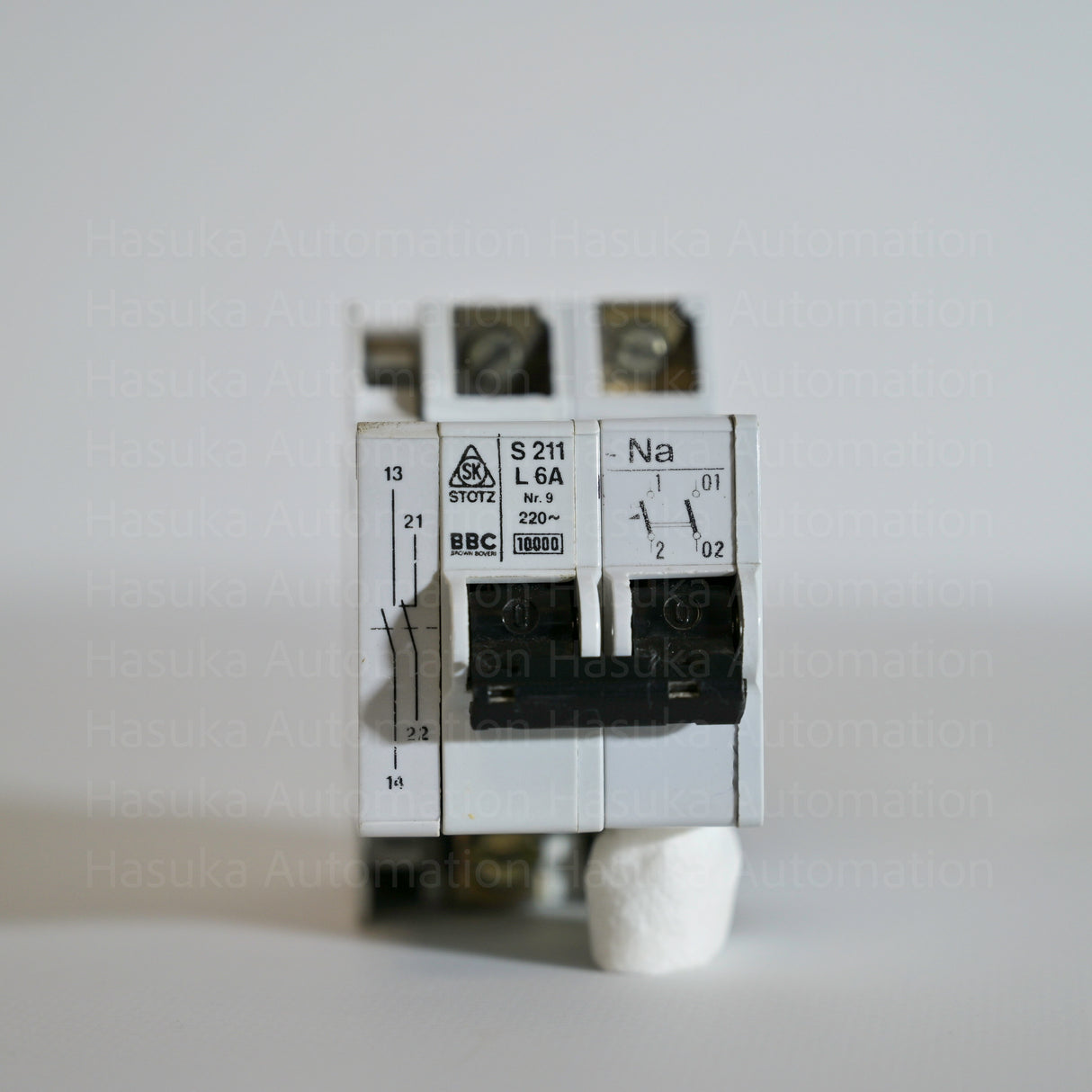 S211 L6A Circuit Breaker With Auxiliary Contact S210-HS Stotz BBC