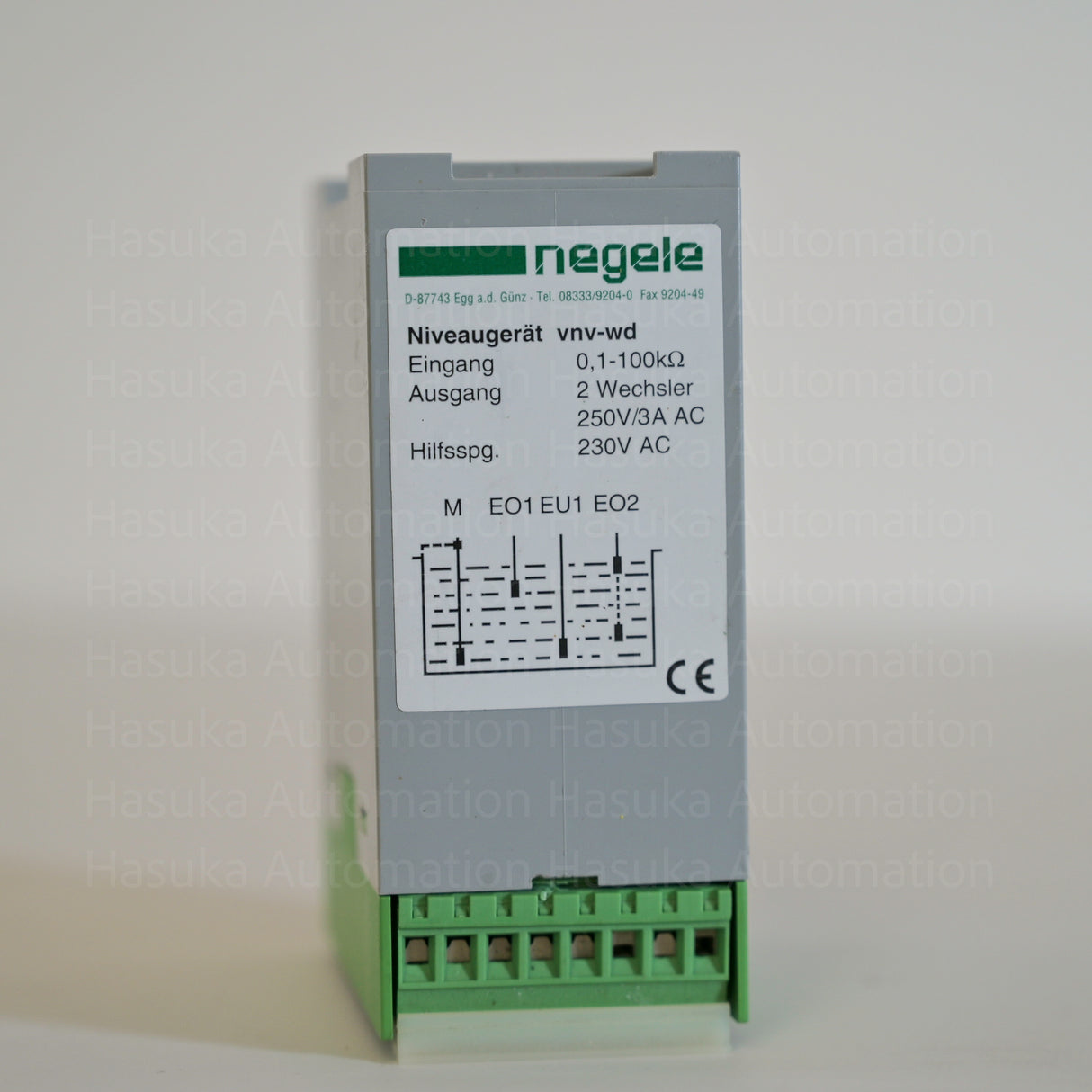 VNV-WD 230VAC Level Monitoring Device Negele