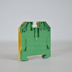 PE terminal, Screw connection, Green/yellow, 16 mm_, 1000 V, Number of connections: 2, Number of levels: 1, TS 35, V-0, Wemid