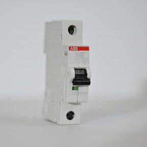 miniature circuit breaker with a single pole and C type design.